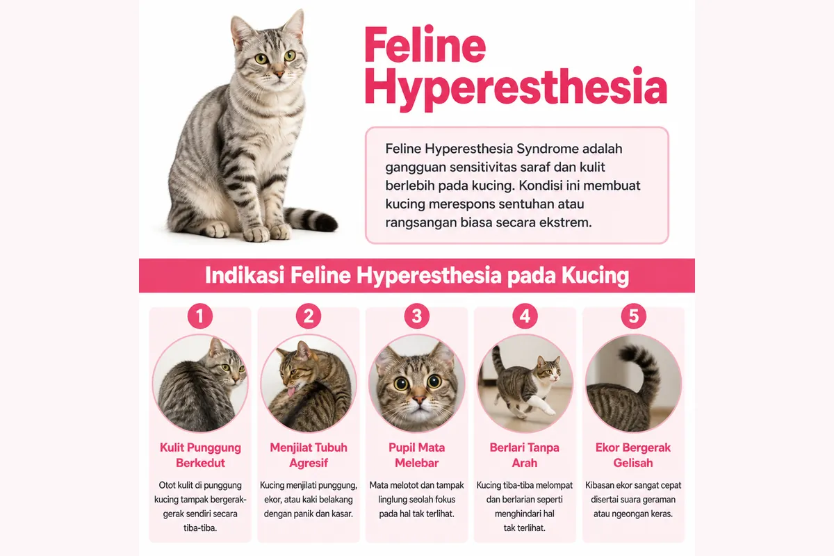 Feline Hyperesthesia: Kulit Kucing Berkedut Tiba-Tiba