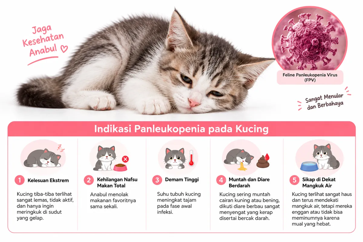 Mengenal Panleukopenia Kucing: Gejala dan Pencegahan
